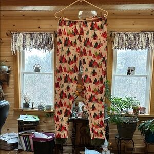 Festive Tree Print Women's Pajama Pants